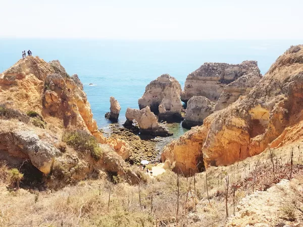 Lagos : punta da piedade op 48 km