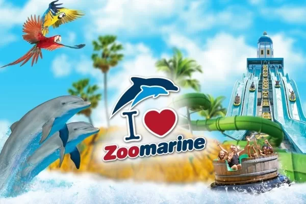 3 waterparken op 5 km : Zoomarine, Slide & splash en Aqualand
