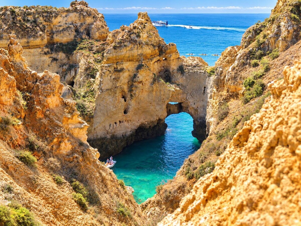 Uitzicht in Lagos, Punta da Piedade, algarve