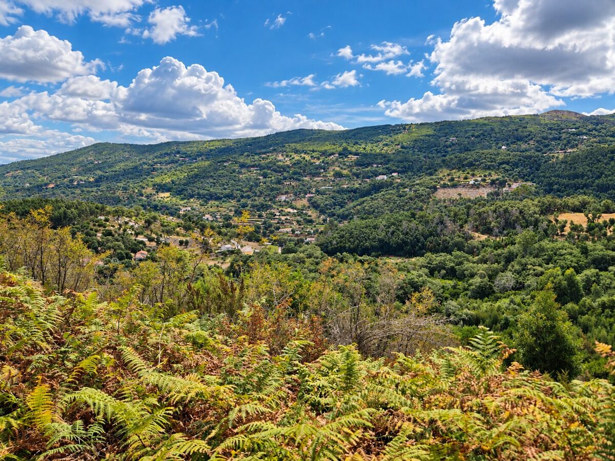 Uitzicht in Monchique, Algarve